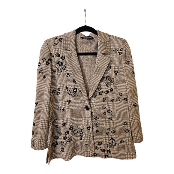 MING WANG Women’s Textured Knit Jacket - Size XS - Picture 1 of 7